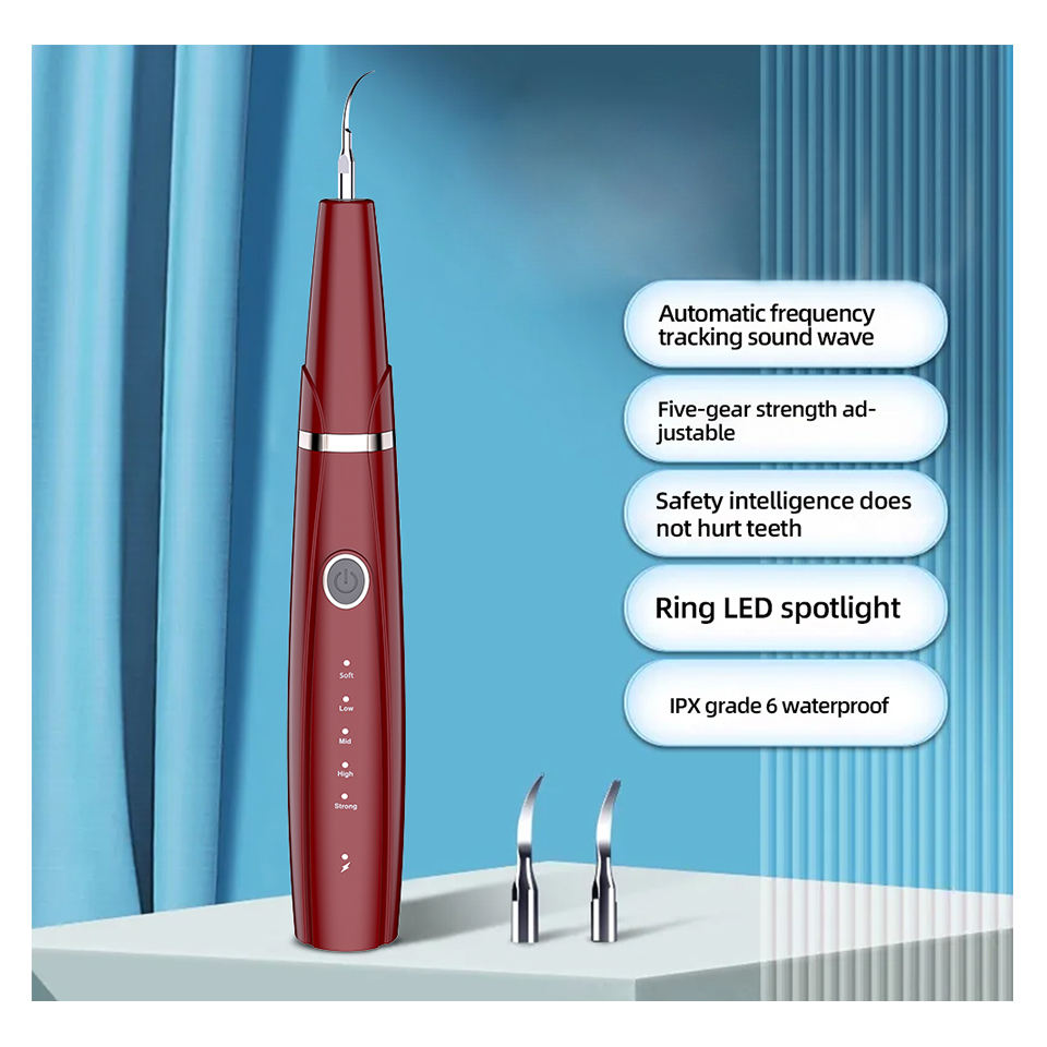 Portable Ultrasonic Electric Tooth Cleaner