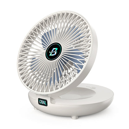 USB Rechargeable Foldable Electric Fan – Compact Air Circulator