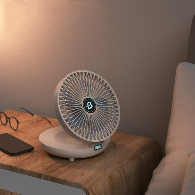 USB Rechargeable Foldable Electric Fan – Compact Air Circulator