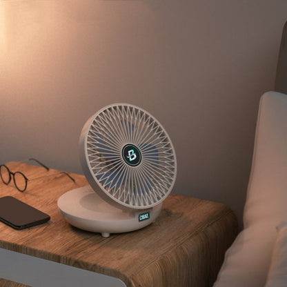 USB Rechargeable Foldable Electric Fan – Compact Air Circulator