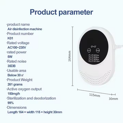 Smart Pet Odor Eliminator & Ozone Air Purifier